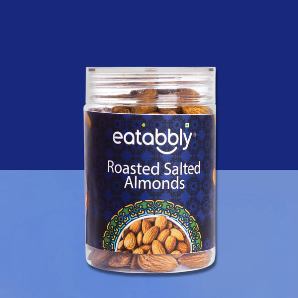 Roasted Salted Almonds - Premium Jars ( 200 gms)