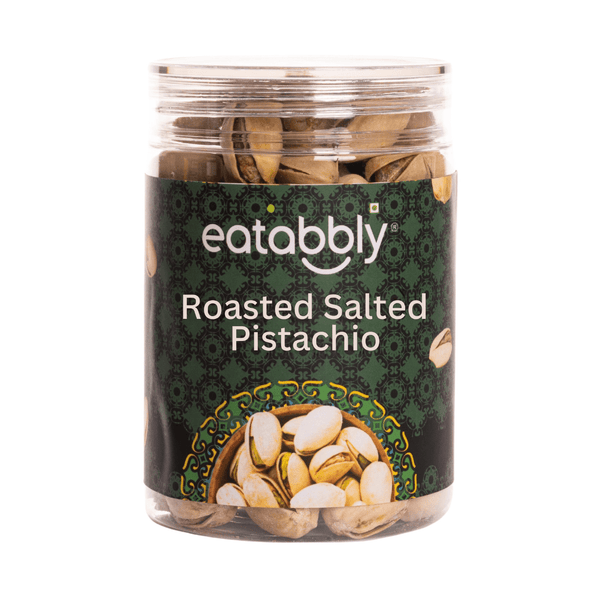 Roasted Salted Pistachio - Premium Jars ( 200 gms) - Eatabbly
